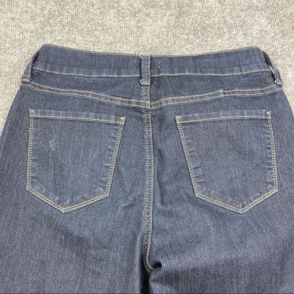NYDJ Crop Jeans blue jeans dark wash size 6 - Picture 10 of 12